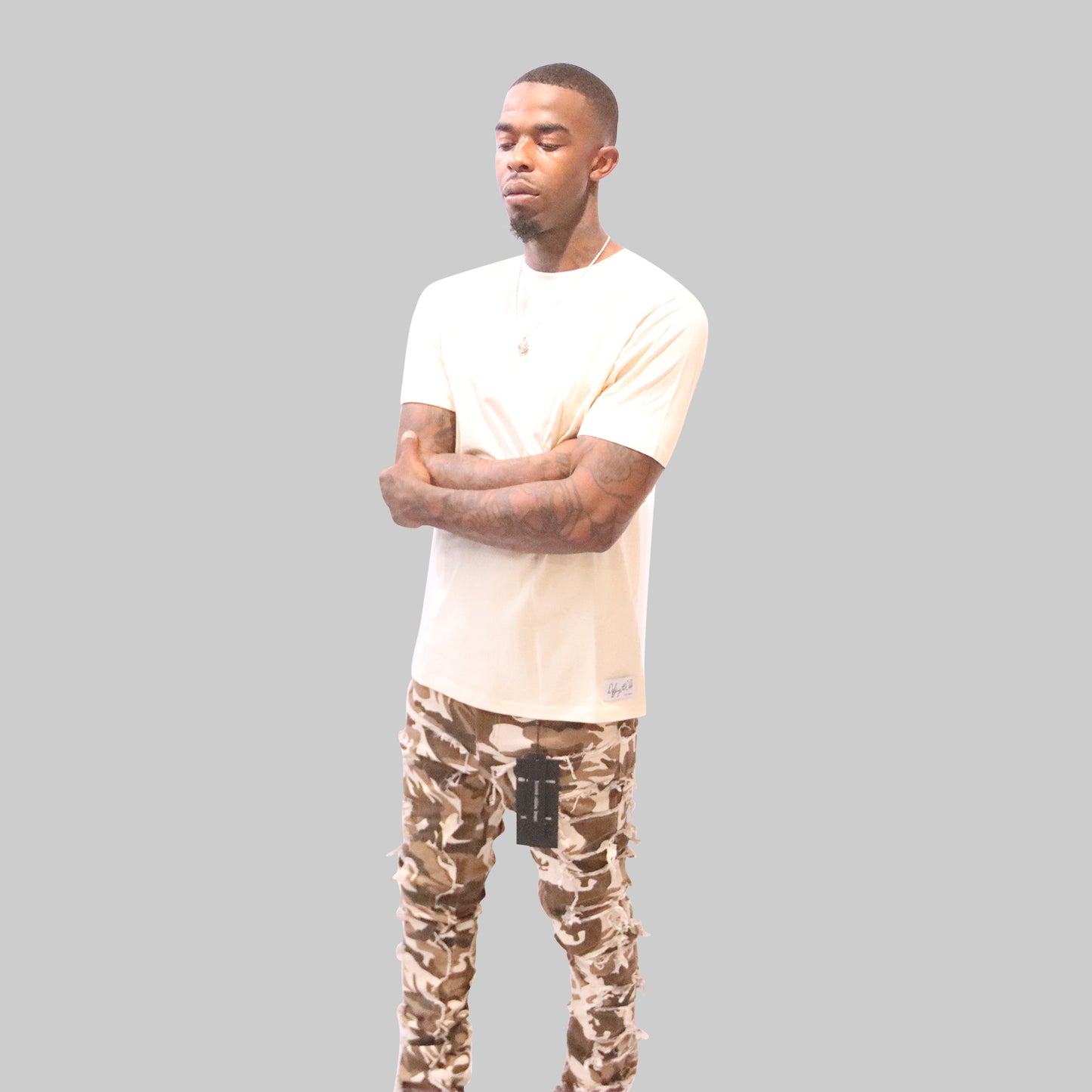 Camo Blood Diamond Stacked Denim