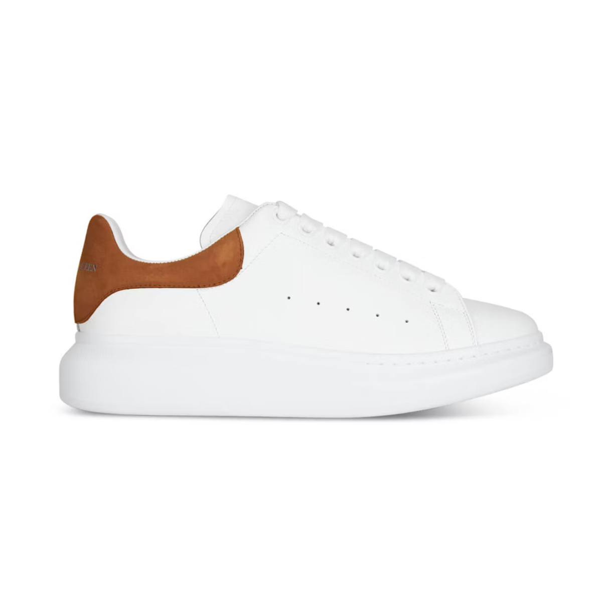 ALEXANDER MCQUEEN SNEAKERS OVERSIZE MEN LEATHER WHITE CEDAR