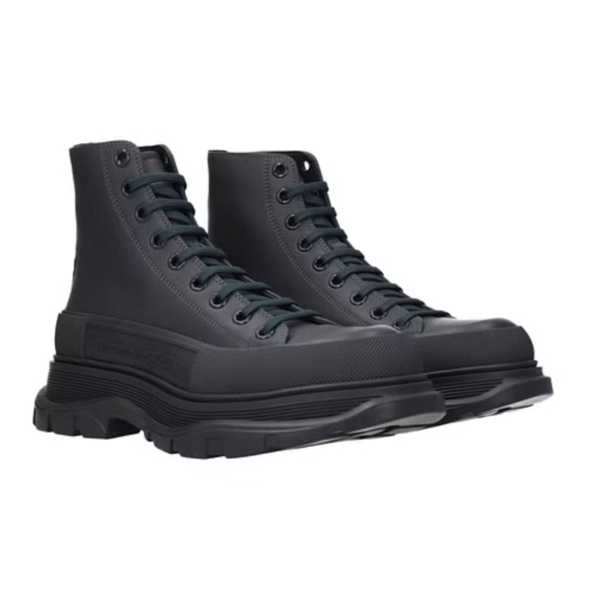 alexander mcqueen | Plain Leather Logo Sneakers