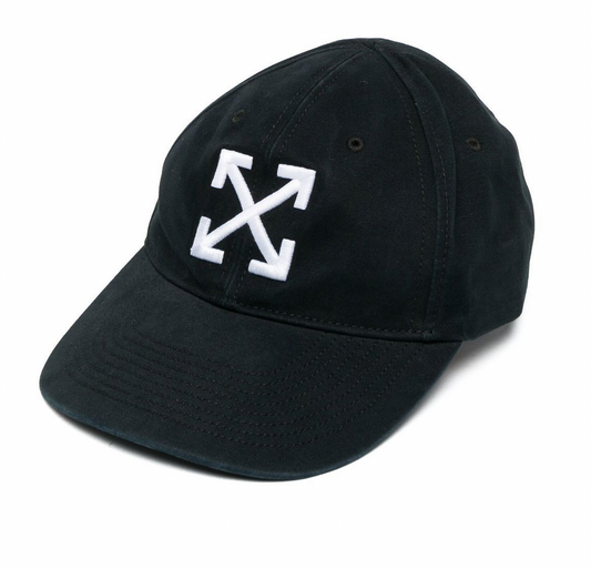 Off-White Embroidered -Logo Cap Black