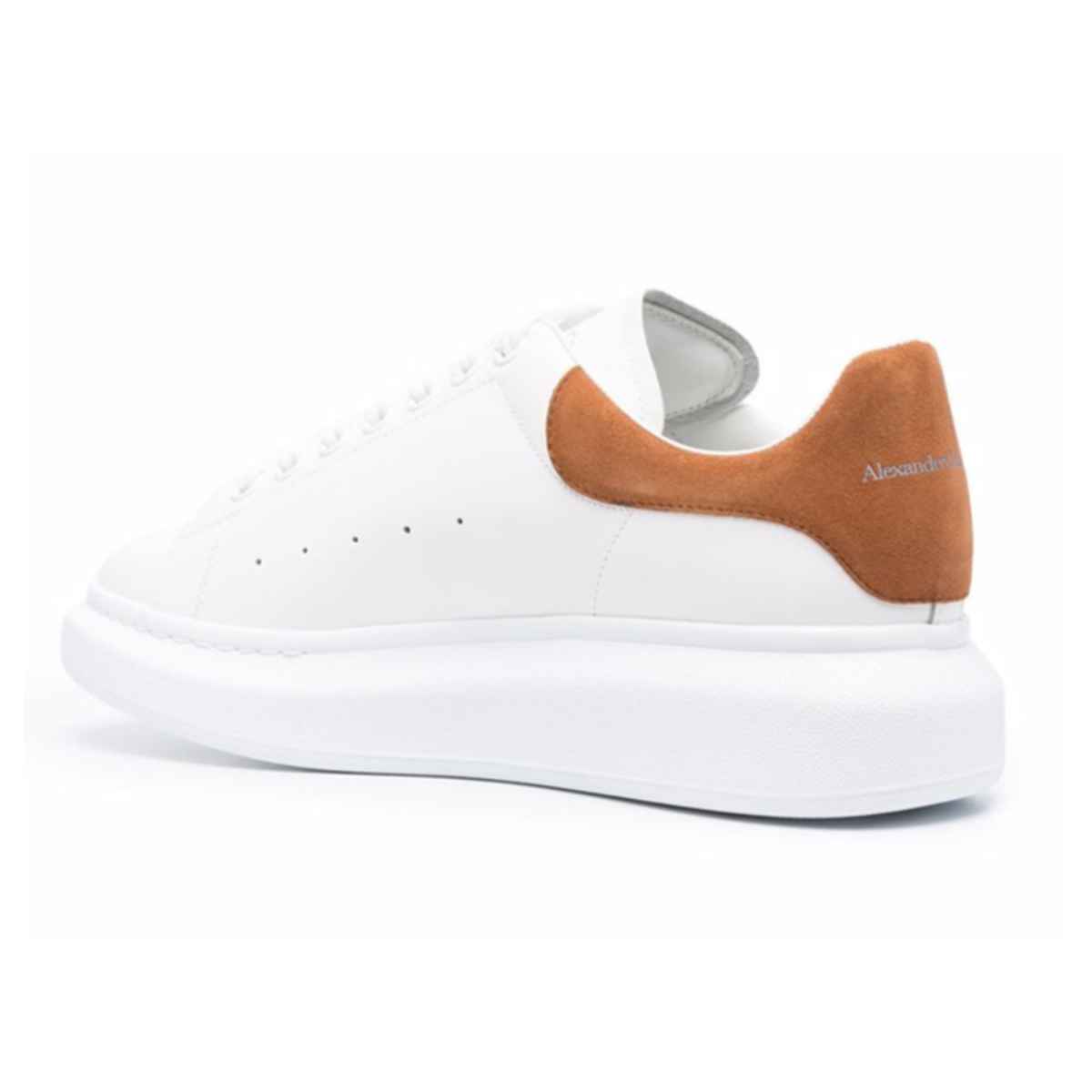 ALEXANDER MCQUEEN SNEAKERS OVERSIZE MEN LEATHER WHITE CEDAR