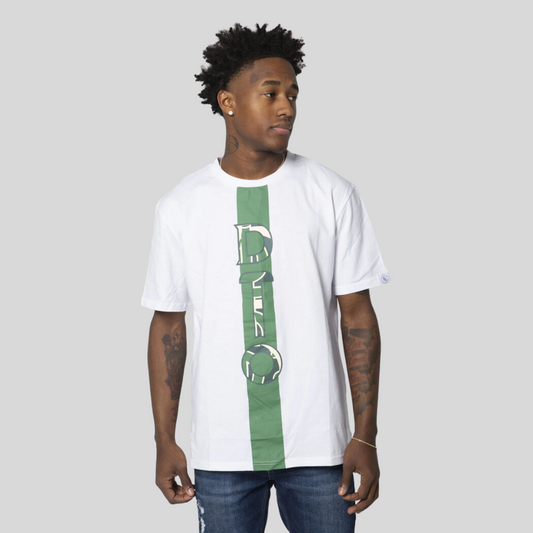 Green Center Stripe Tee