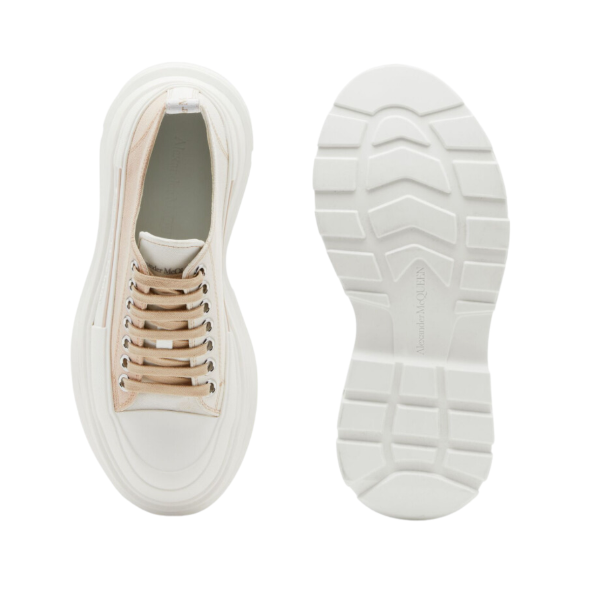 Women's Tread Slick Lace Up in Blush/bone