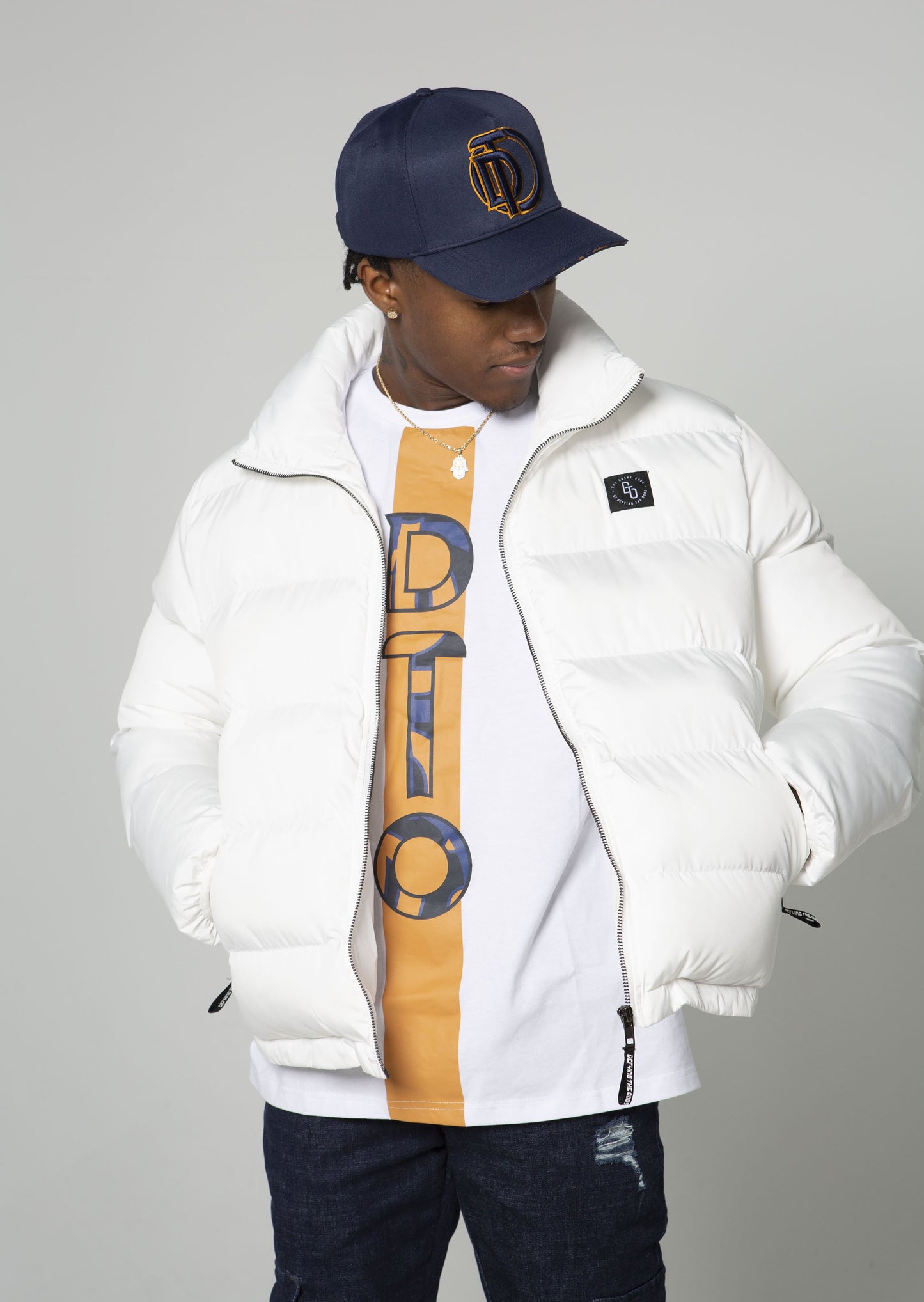 DTO Puffer Coat White
