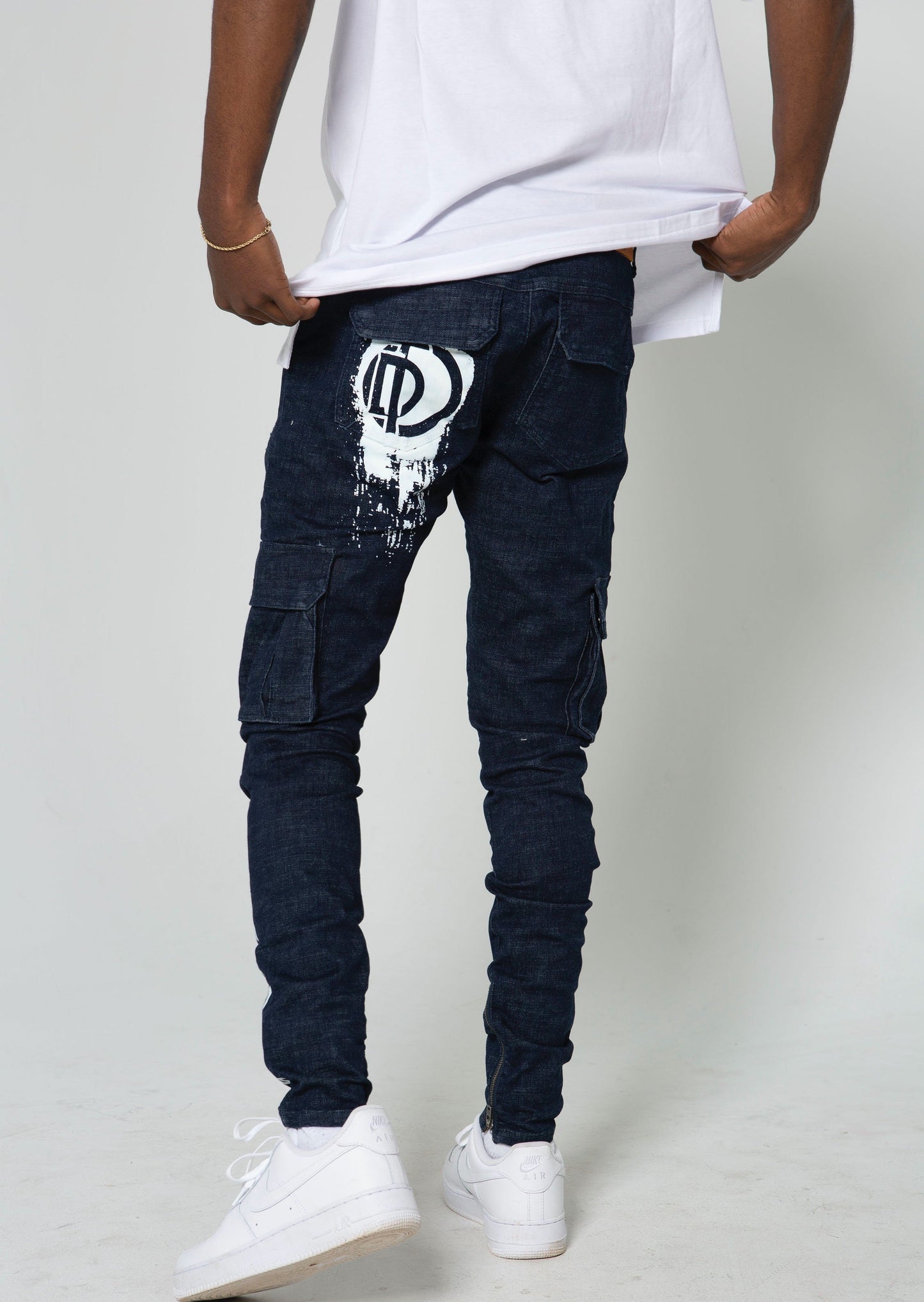 Defying The Odds Blue Denim Cargos