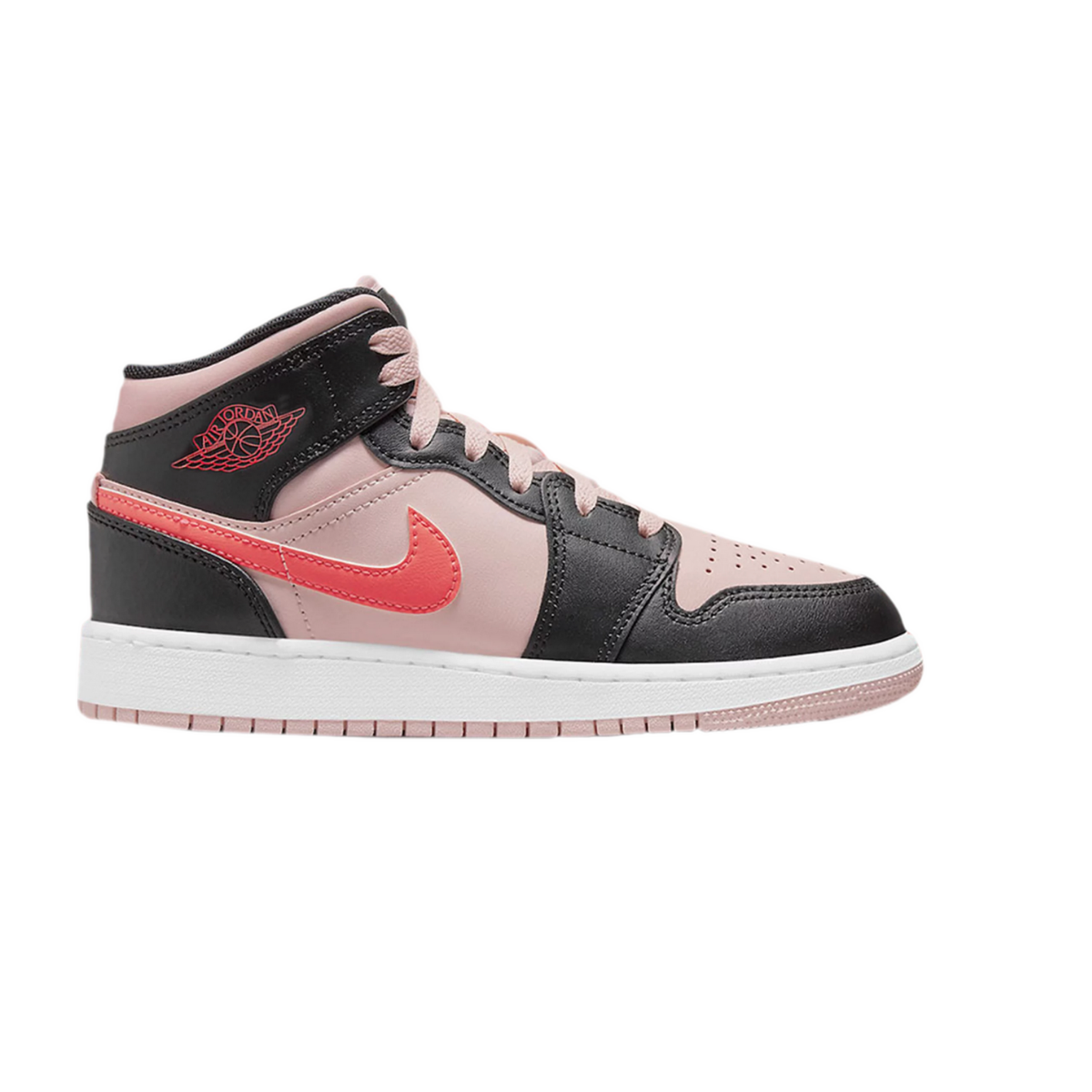 Kids Air Jordan 1 Mid BG 'Atmosphere Infrared'