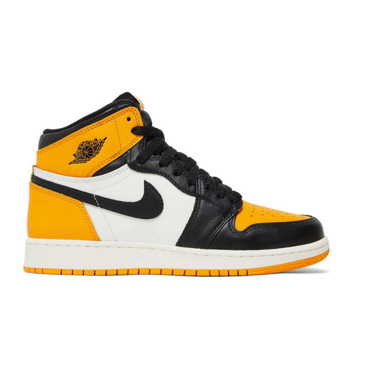 Kids Air Jordan 1 Retro High OG 'Yellow Toe'