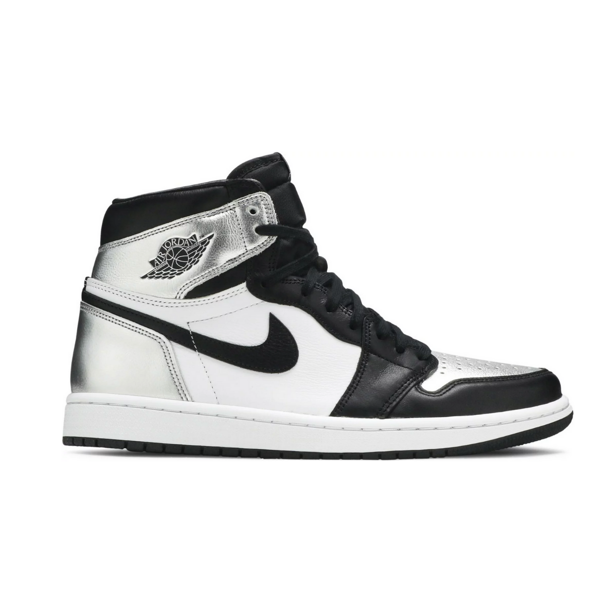 Wmns Air Jordan 1 Retro High OG 'Silver Toe'