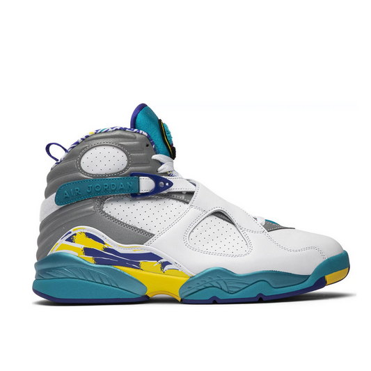 Wmns Air Jordan 8 Retro 'White Aqua'